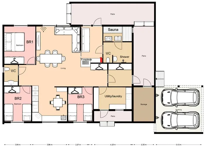 Spacious Surrounded By Arctic Nature *